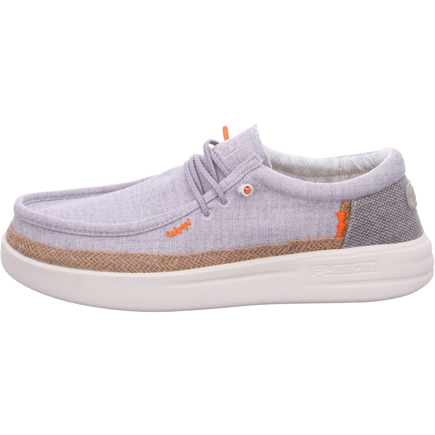 Produktbild 1 von Jack high in Linen Lt.blue / 1 - Fusion Shoes