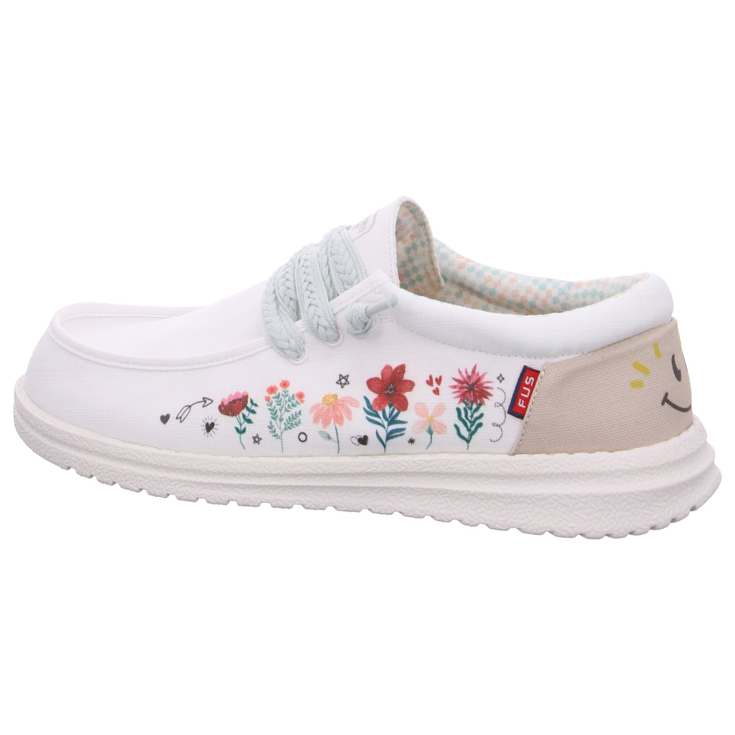 Produktbild 2 von Emma in Flowers White / Weiß - Fusion Shoes