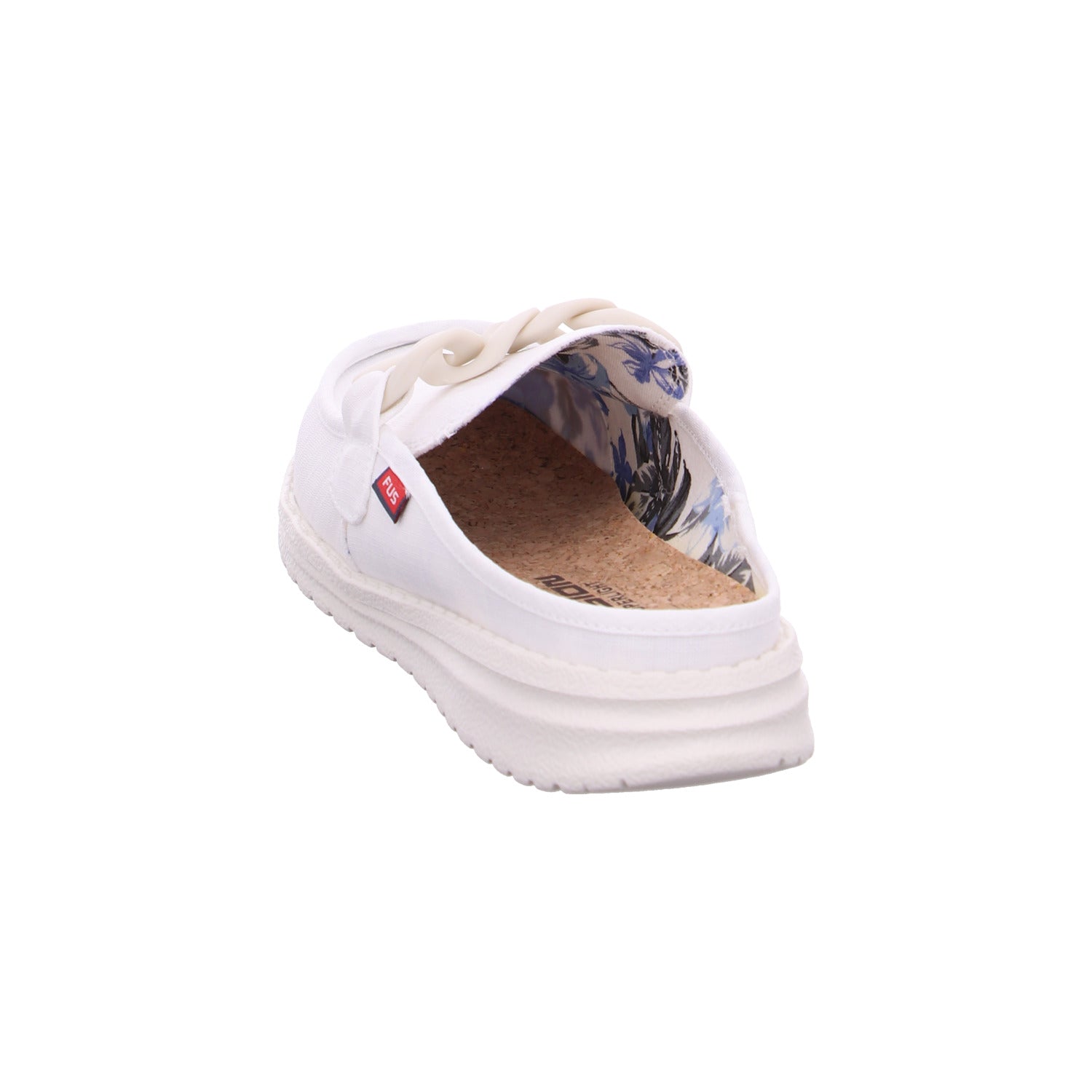 Produktbild 5 von Ella Chain in Washed Canvas White / Weiß - Fusion Shoes