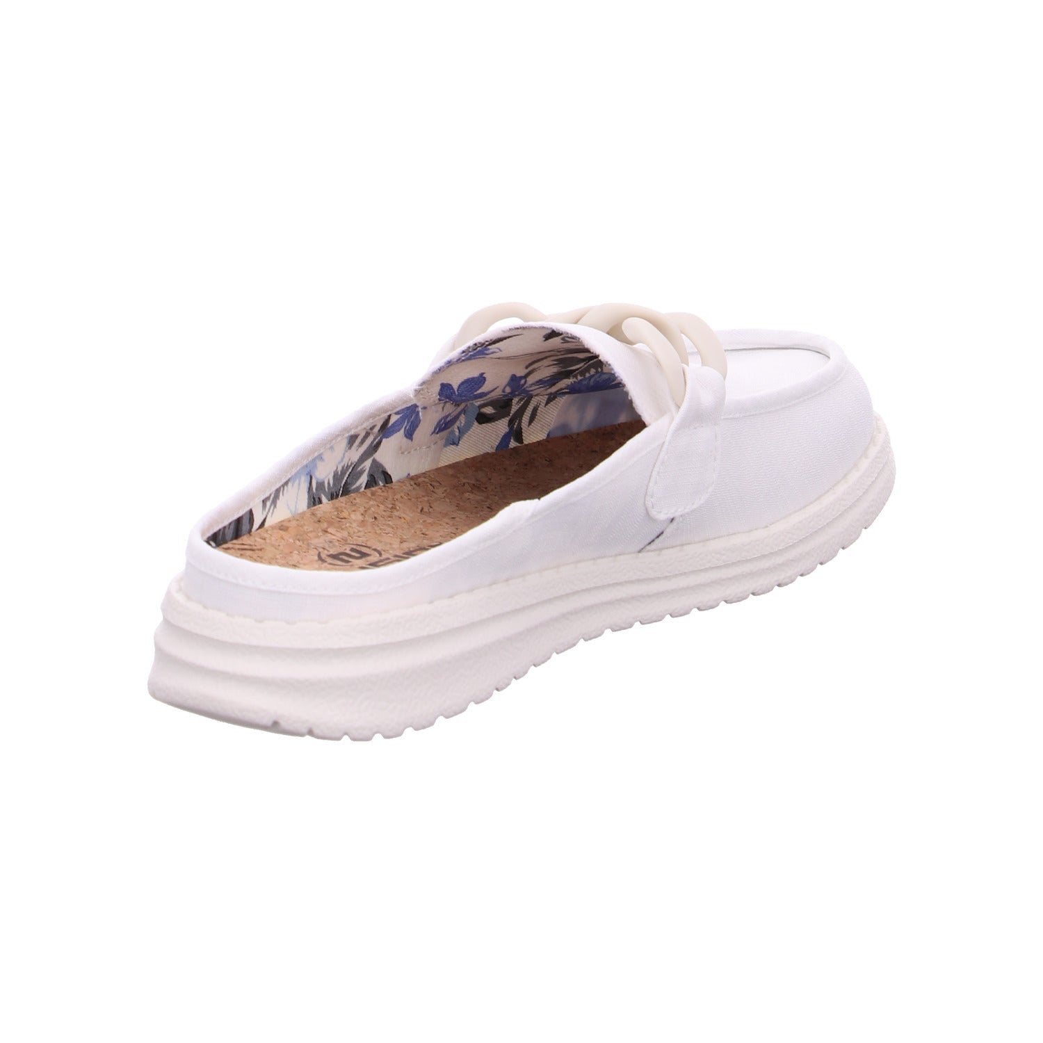 Produktbild 8 von Ella Chain in Washed Canvas White / Weiß - Fusion Shoes