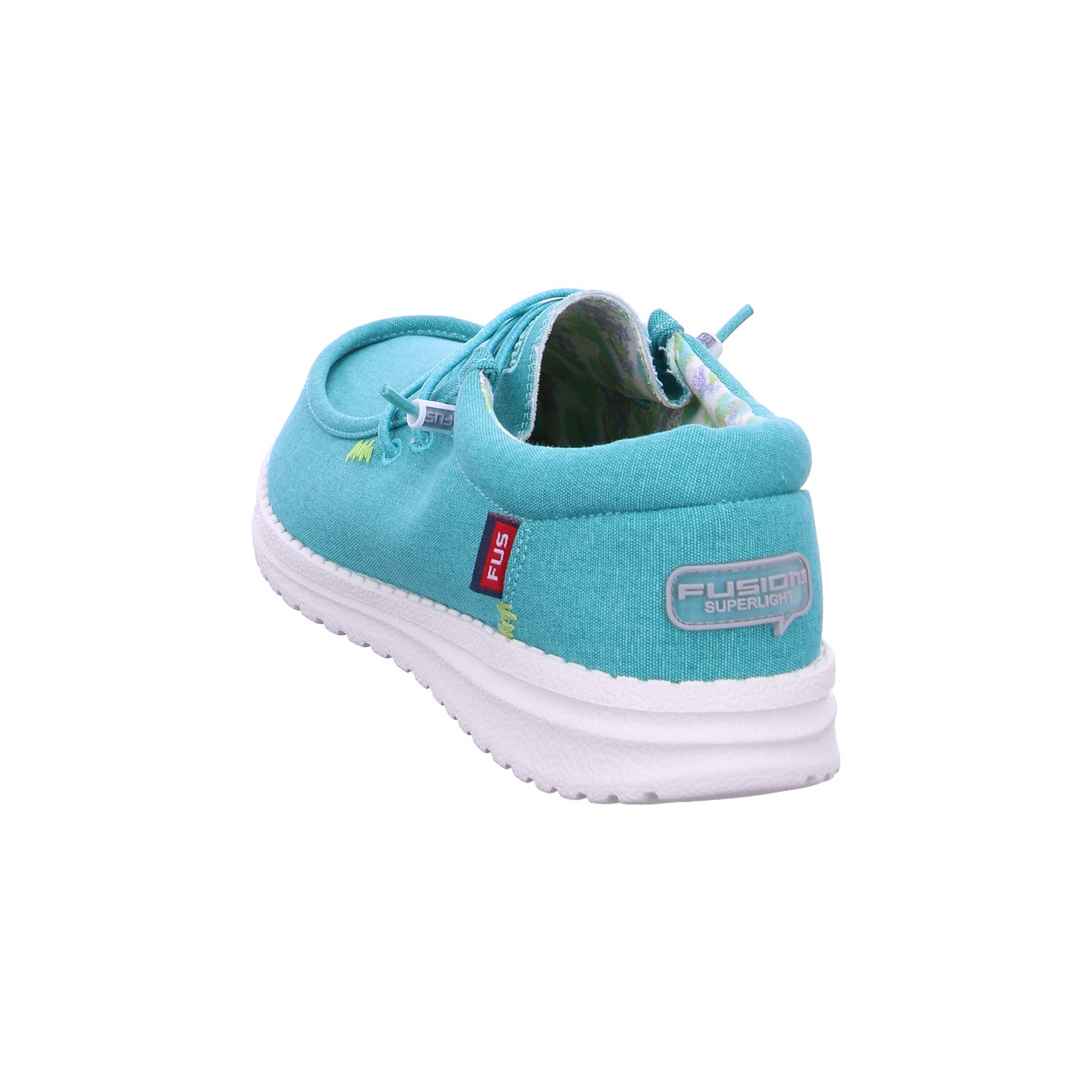 Produktbild 5 von Emma in Washed Canvas Turquoise / Türkis - Fusion Shoes