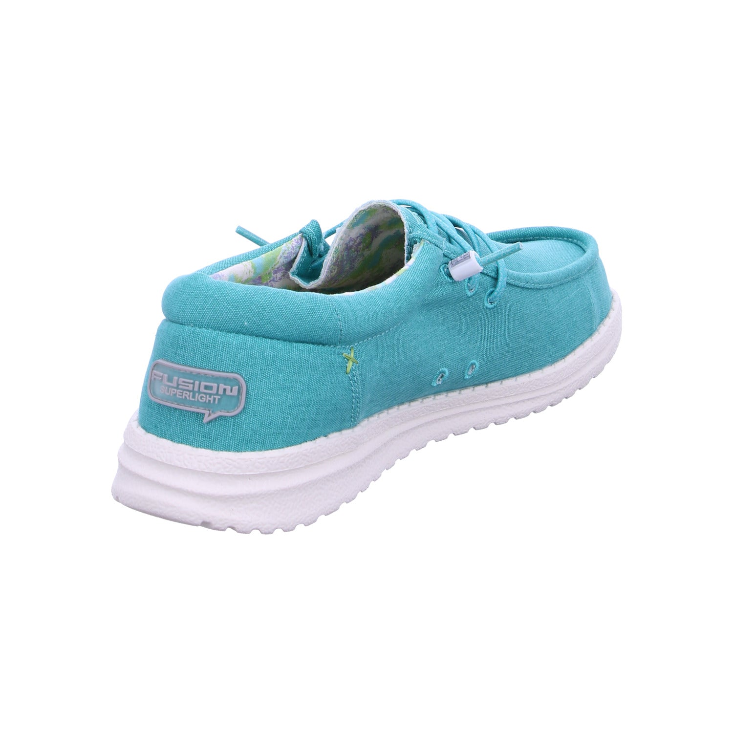 Produktbild 8 von Emma in Washed Canvas Turquoise / Türkis - Fusion Shoes