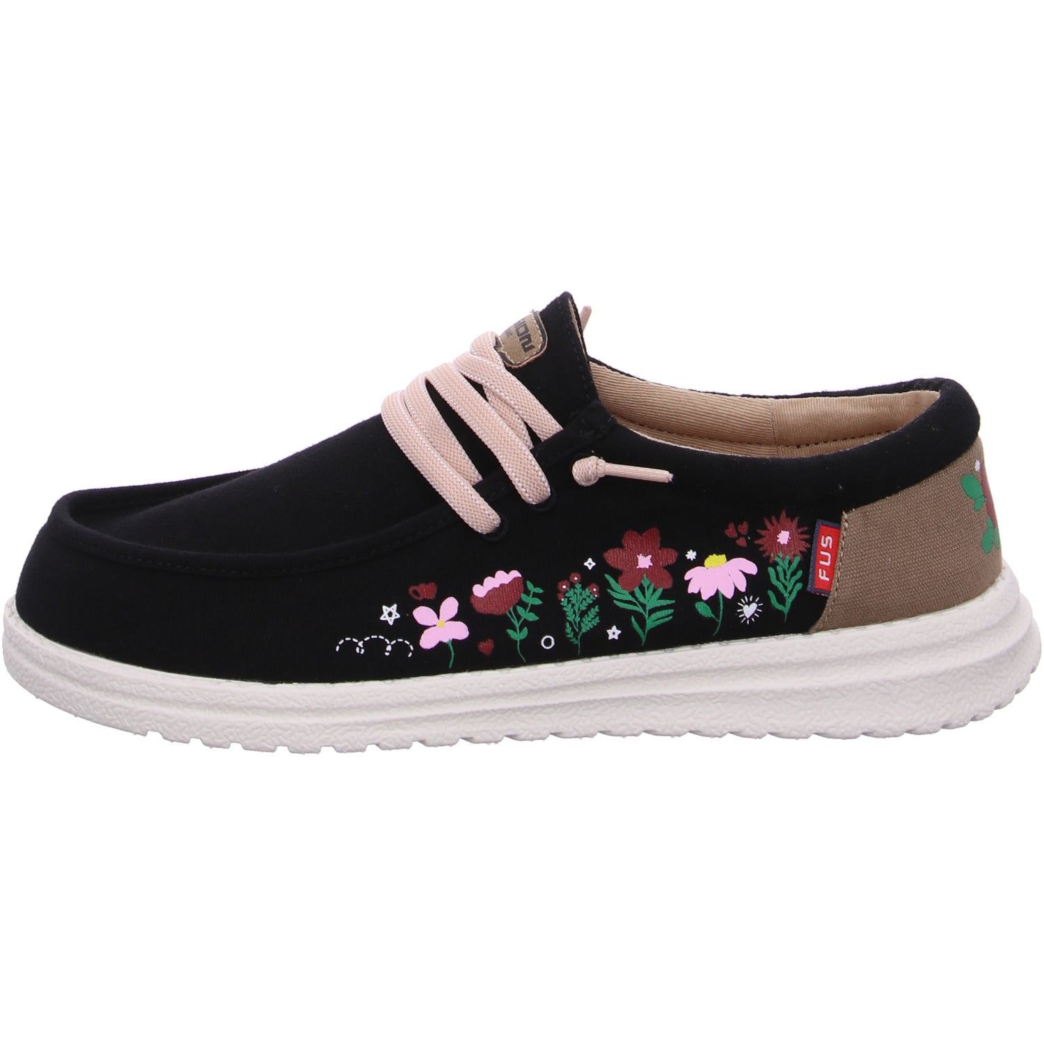 Produktbild 1 von Emma in Flowers Black / Schwarz - Fusion Shoes