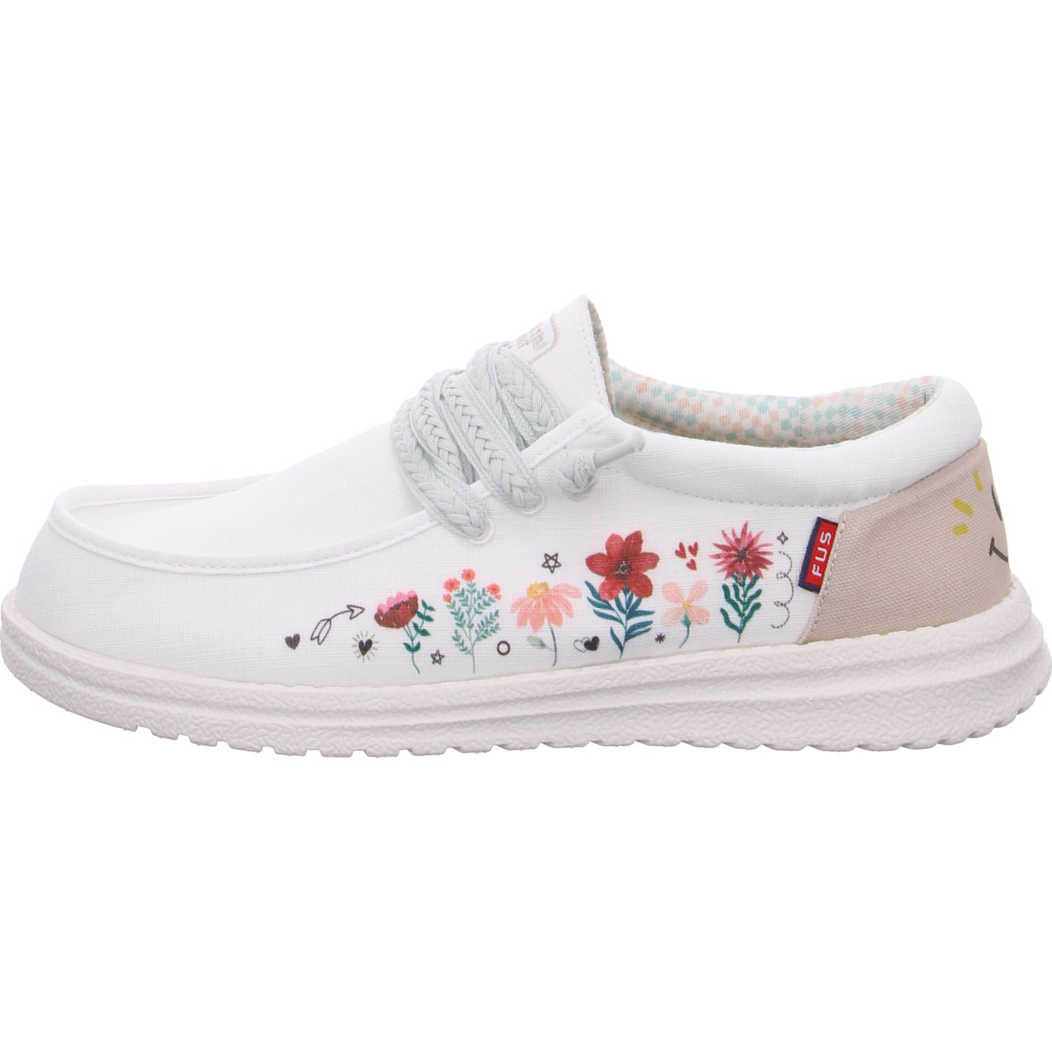 Produktbild 1 von Emma in Flowers White / Weiß - Fusion Shoes