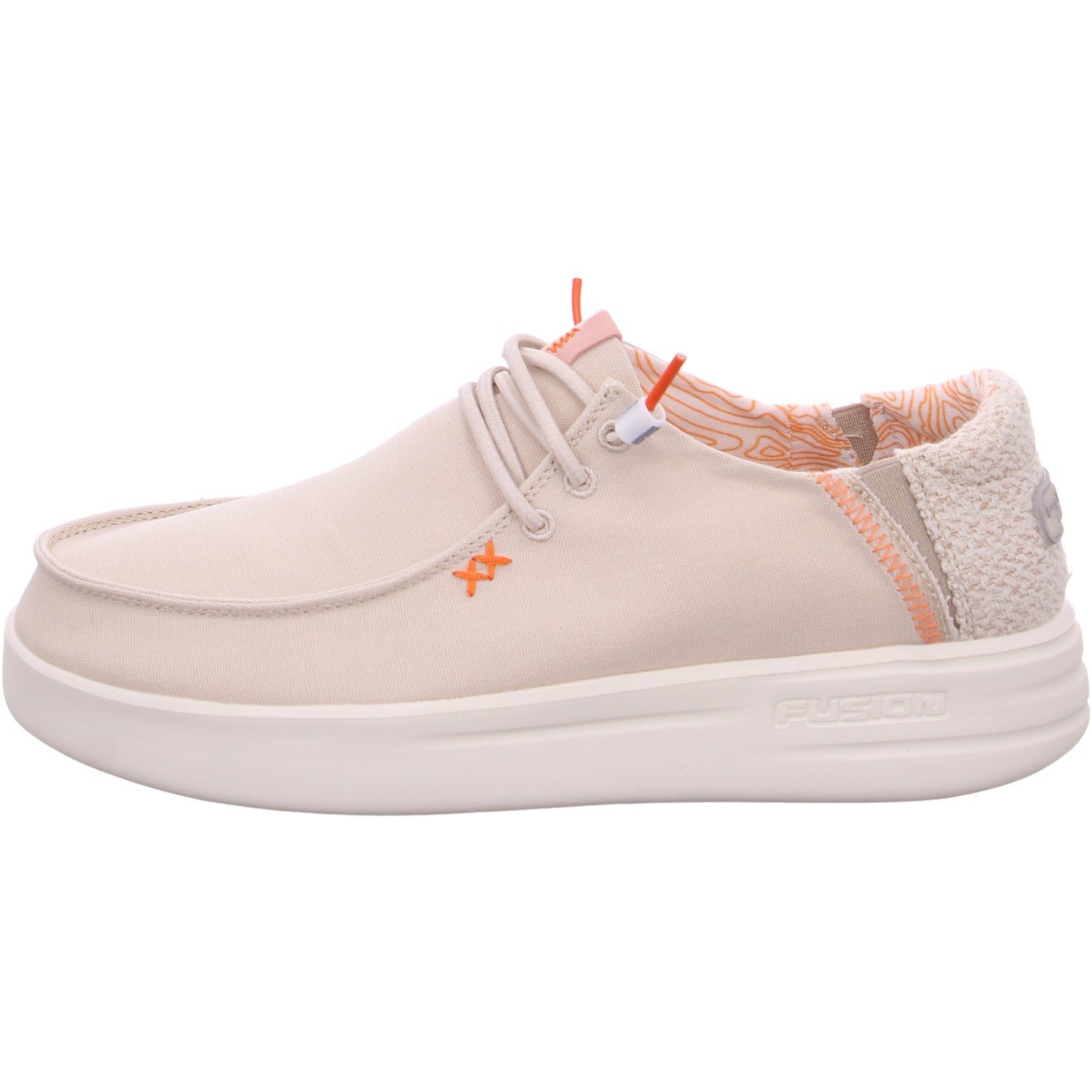 Produktbild 1 von Lily in Washed Canvas Sand / Beige - Fusion Shoes