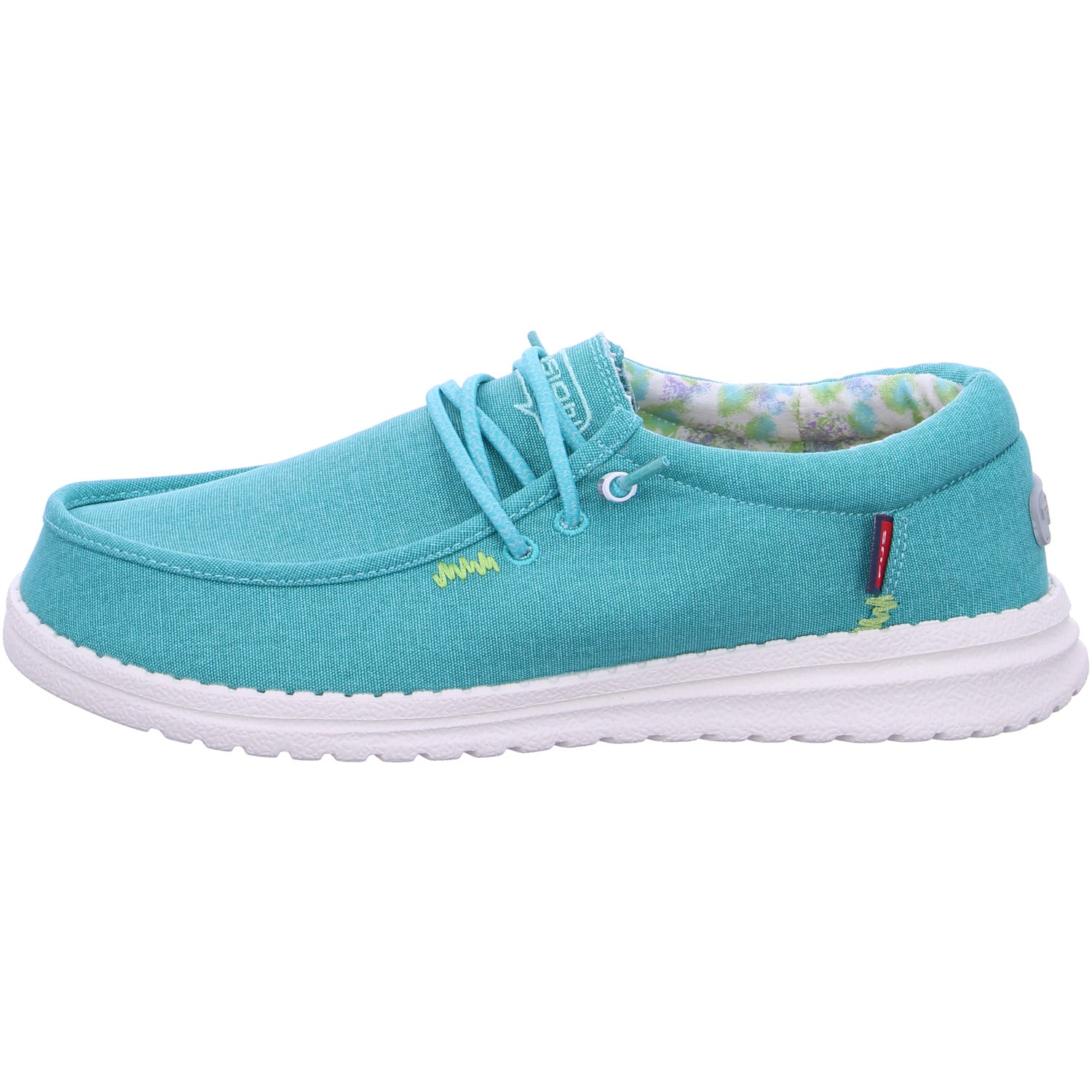 Produktbild 1 von Emma in Washed Canvas Turquoise / Türkis - Fusion Shoes