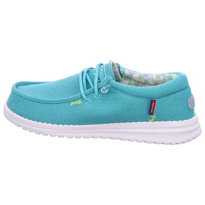Produktbild 2 von Emma in Washed Canvas Turquoise / Türkis - Fusion Shoes