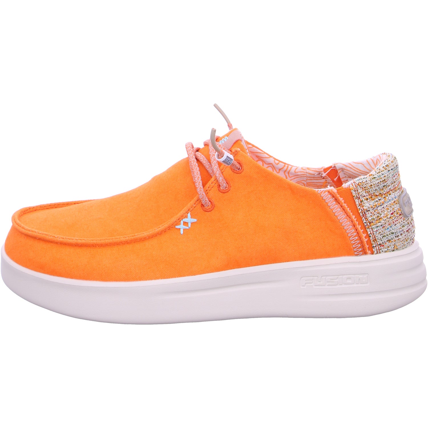Produktbild 1 von Lily in Washed Canvas Orange / Orange - Fusion Shoes